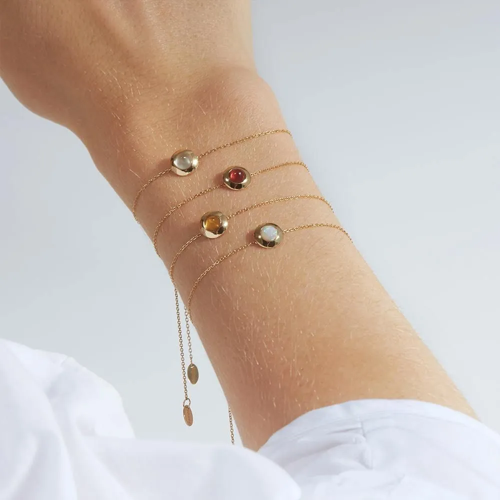Gems of Cosmo 18K Gold Bracelet w. Opal