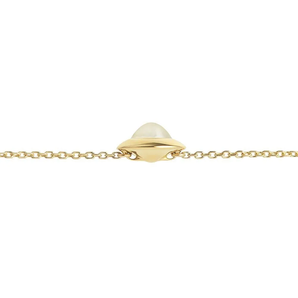 Gems of Cosmo 18K Gold Bracelet w. Opal