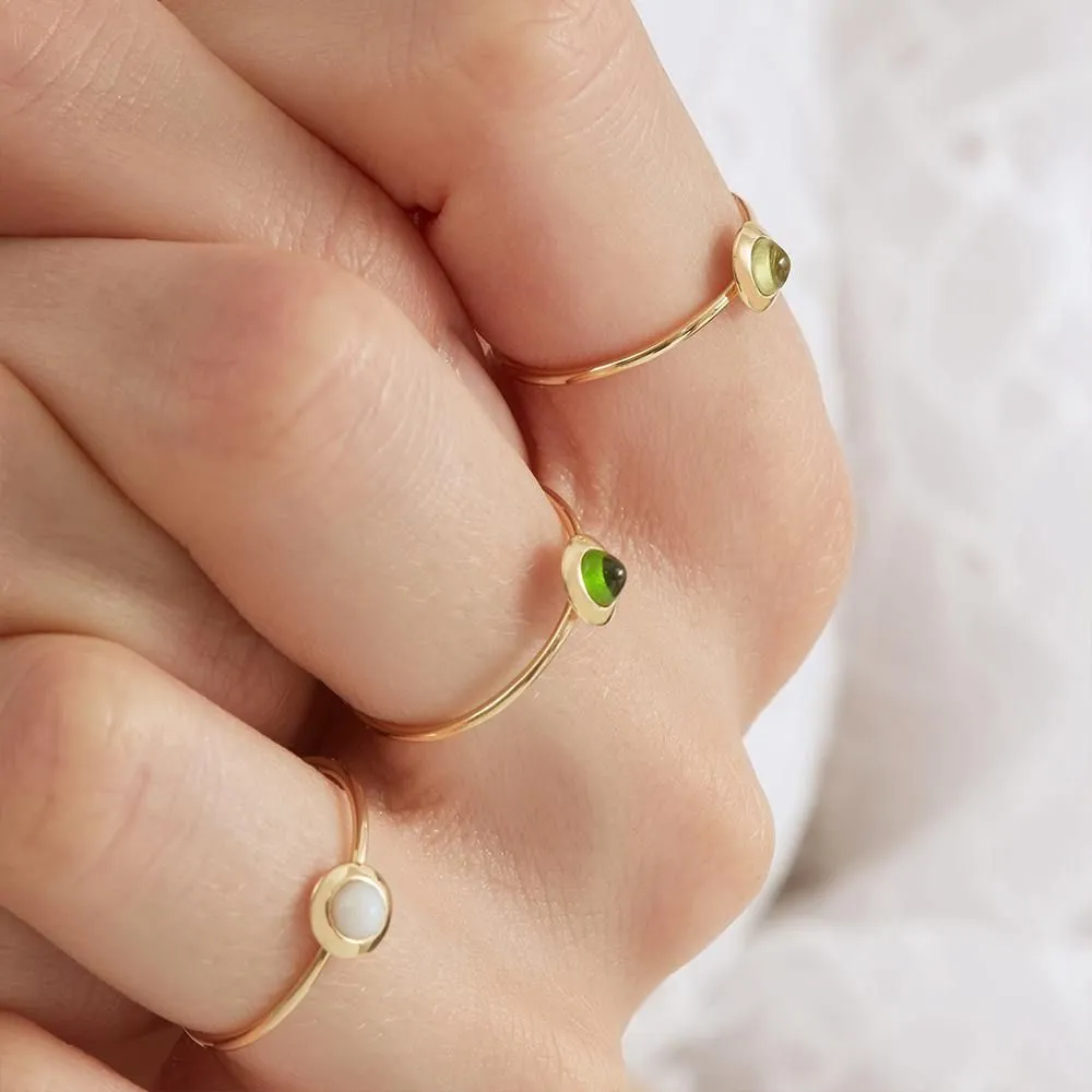 Gems of Cosmo 18K Gold Ring w. Opal