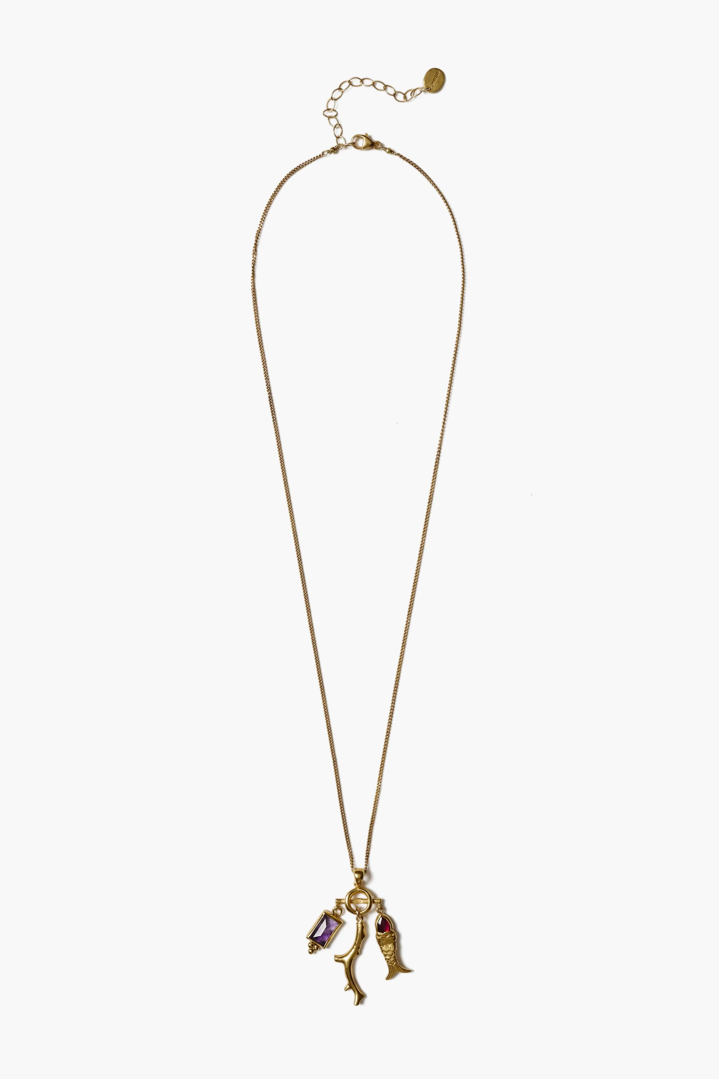 Gold Charm Mix Necklace