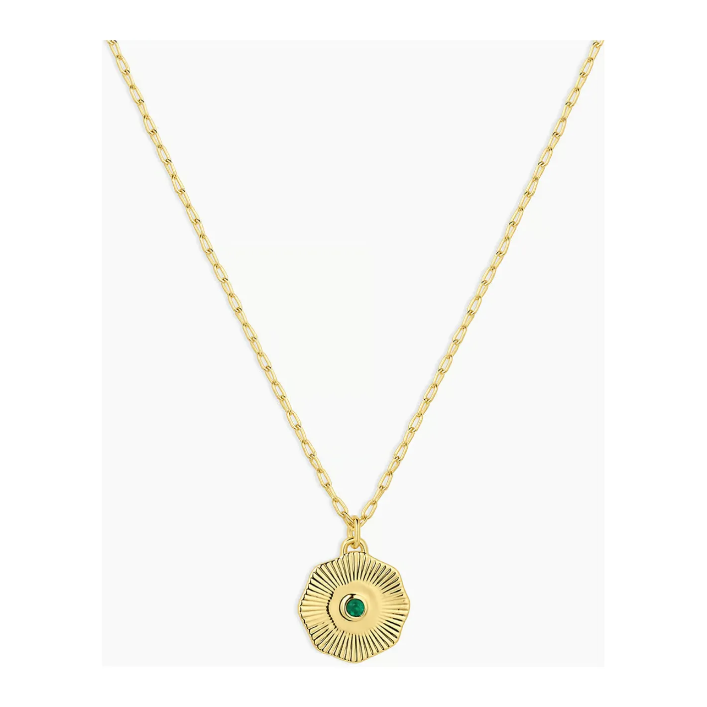 Gorjana Gold Birthstone Coin Necklace