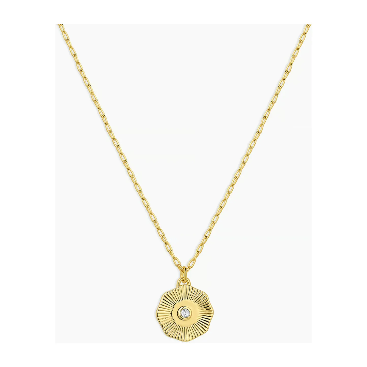 Gorjana Gold Birthstone Coin Necklace