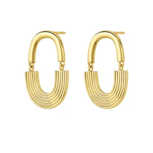 Gorjana Gold Retro Rainbow Huggies