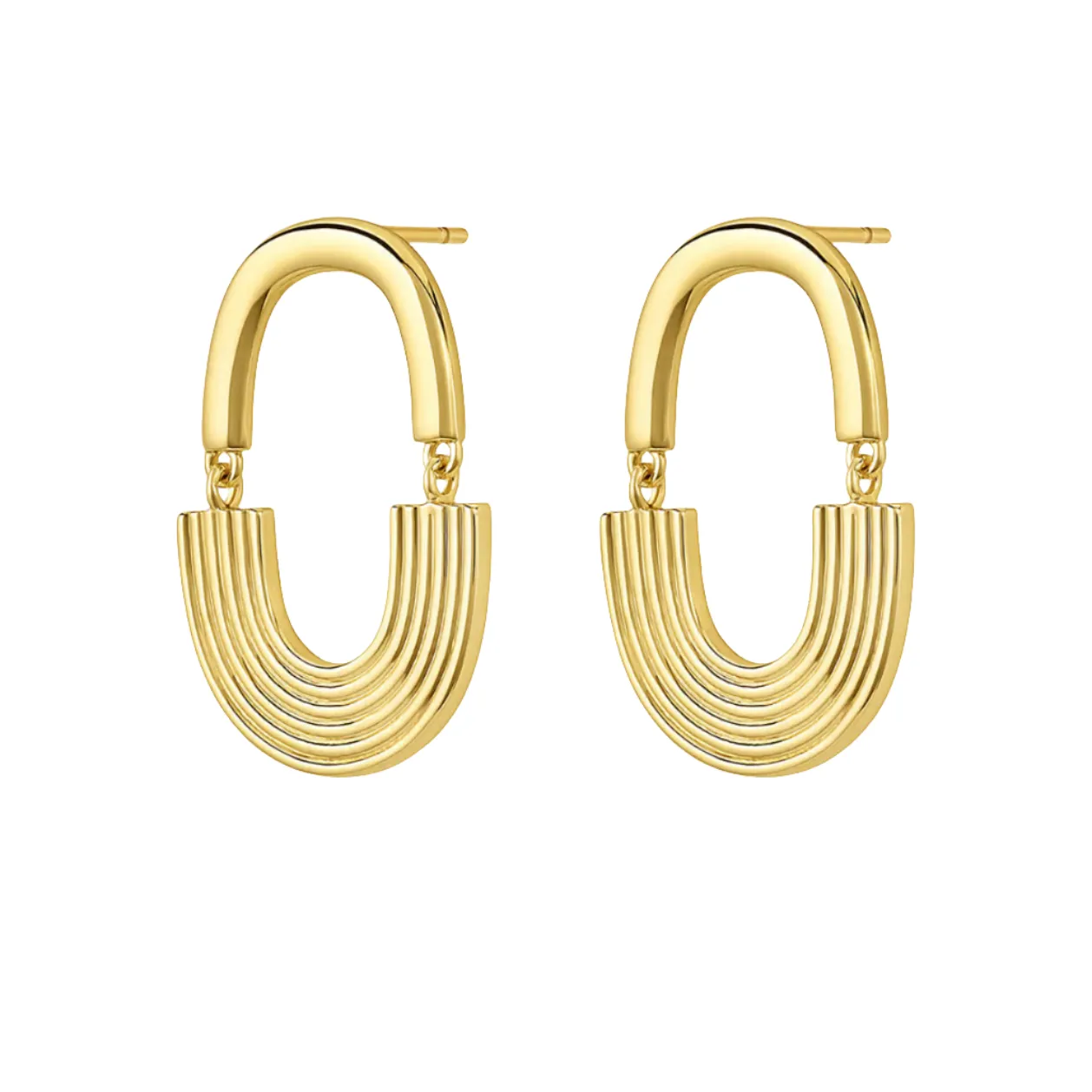 Gorjana Gold Retro Rainbow Huggies