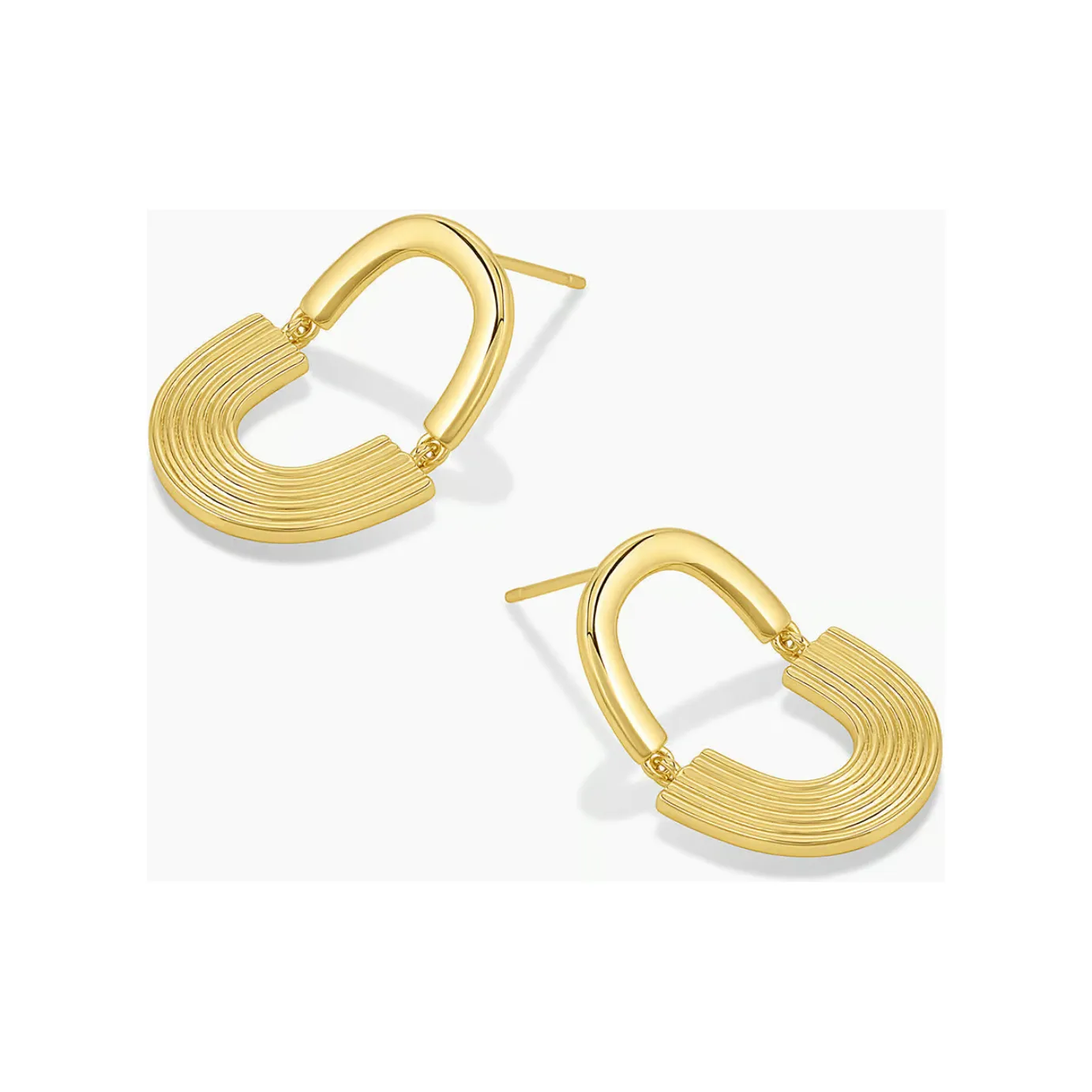 Gorjana Gold Retro Rainbow Huggies