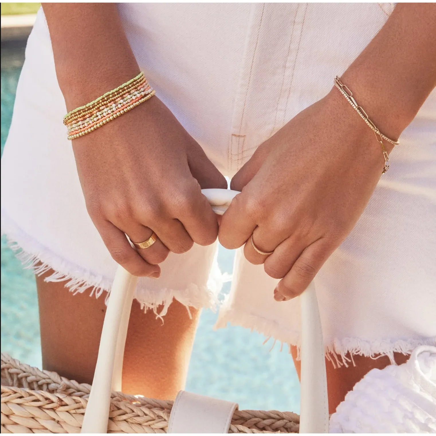 Gorjana Poppy Citrine Bracelet Set