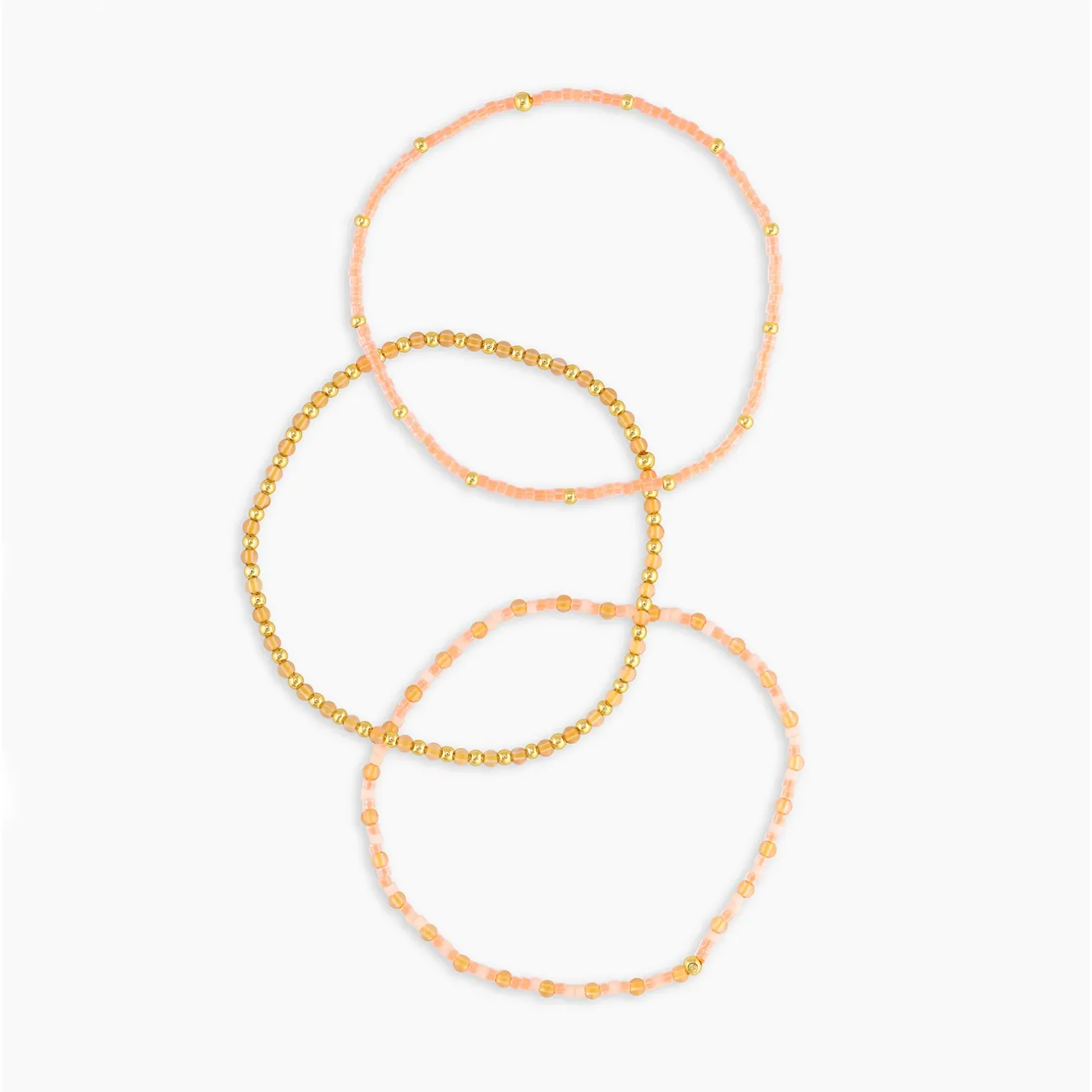 Gorjana Poppy Citrine Bracelet Set