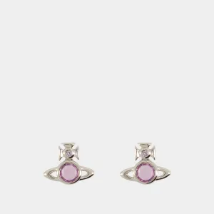 Heather Stud Earrings - Vivienne Westwood - Silver - Silver