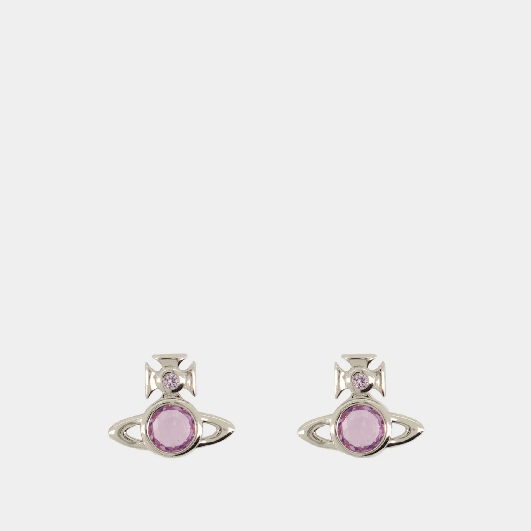 Heather Stud Earrings - Vivienne Westwood - Silver - Silver
