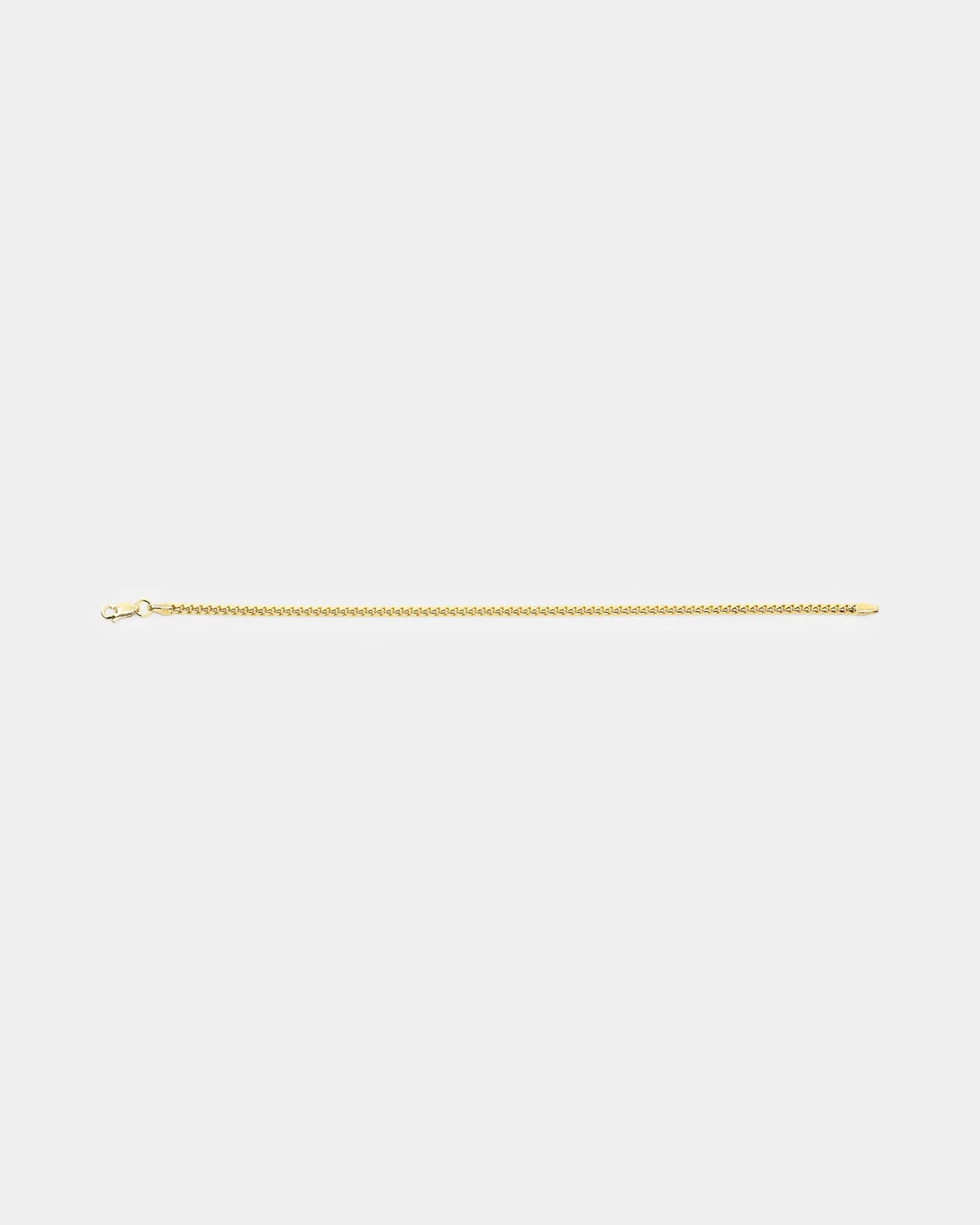 House Of Auric 3mm Cuban Link Bracelet 18k Gold Vermeil