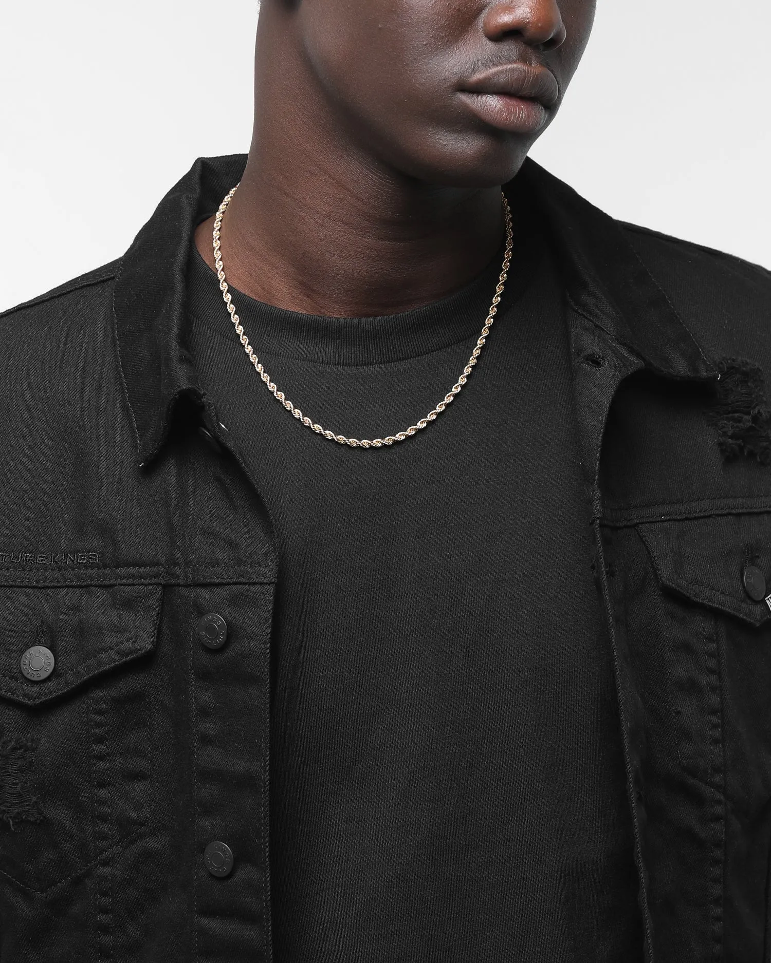HOUSE OF AURIC 4MM ROPE CHAIN 20" 10K GOLD