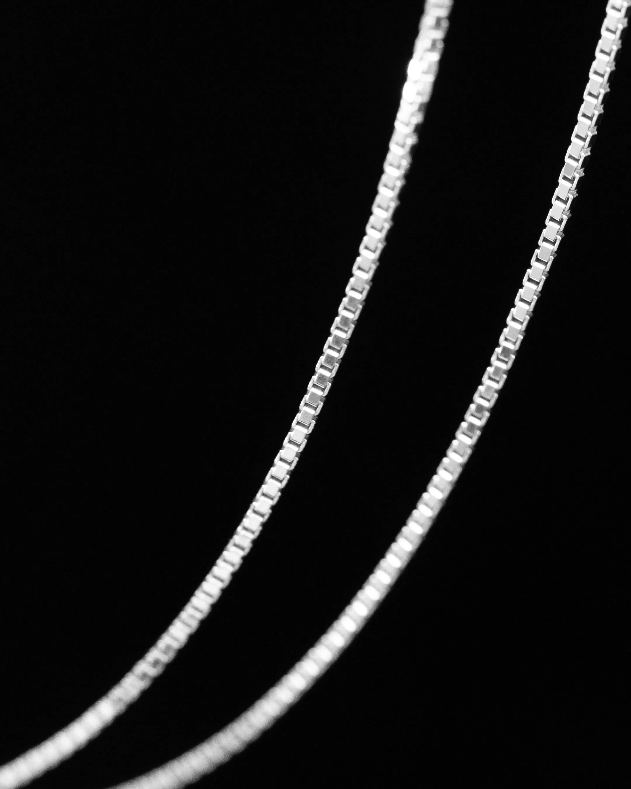 House Of Auric Micro Box Chain Sterling Silver