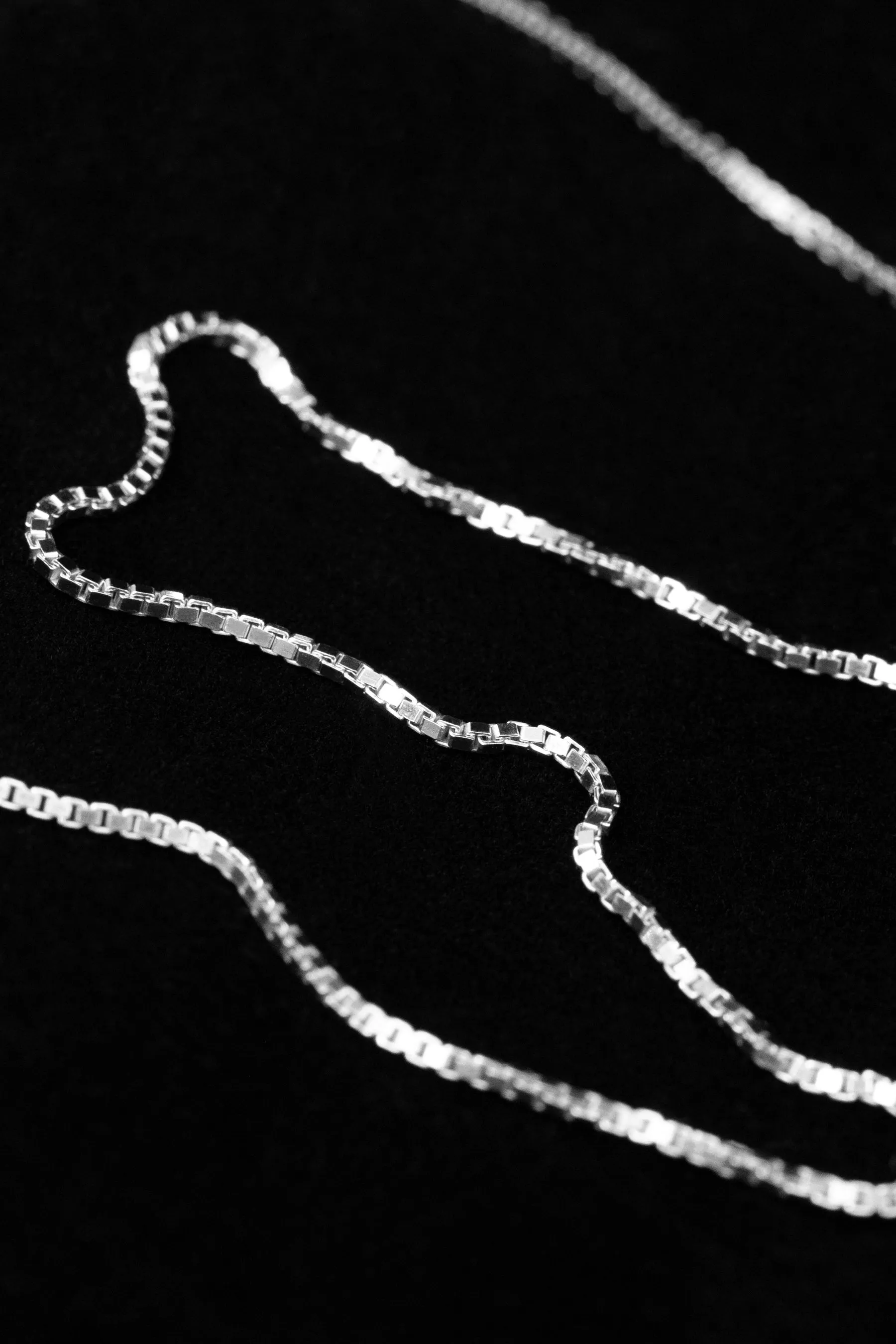 House Of Auric Micro Box Chain Sterling Silver