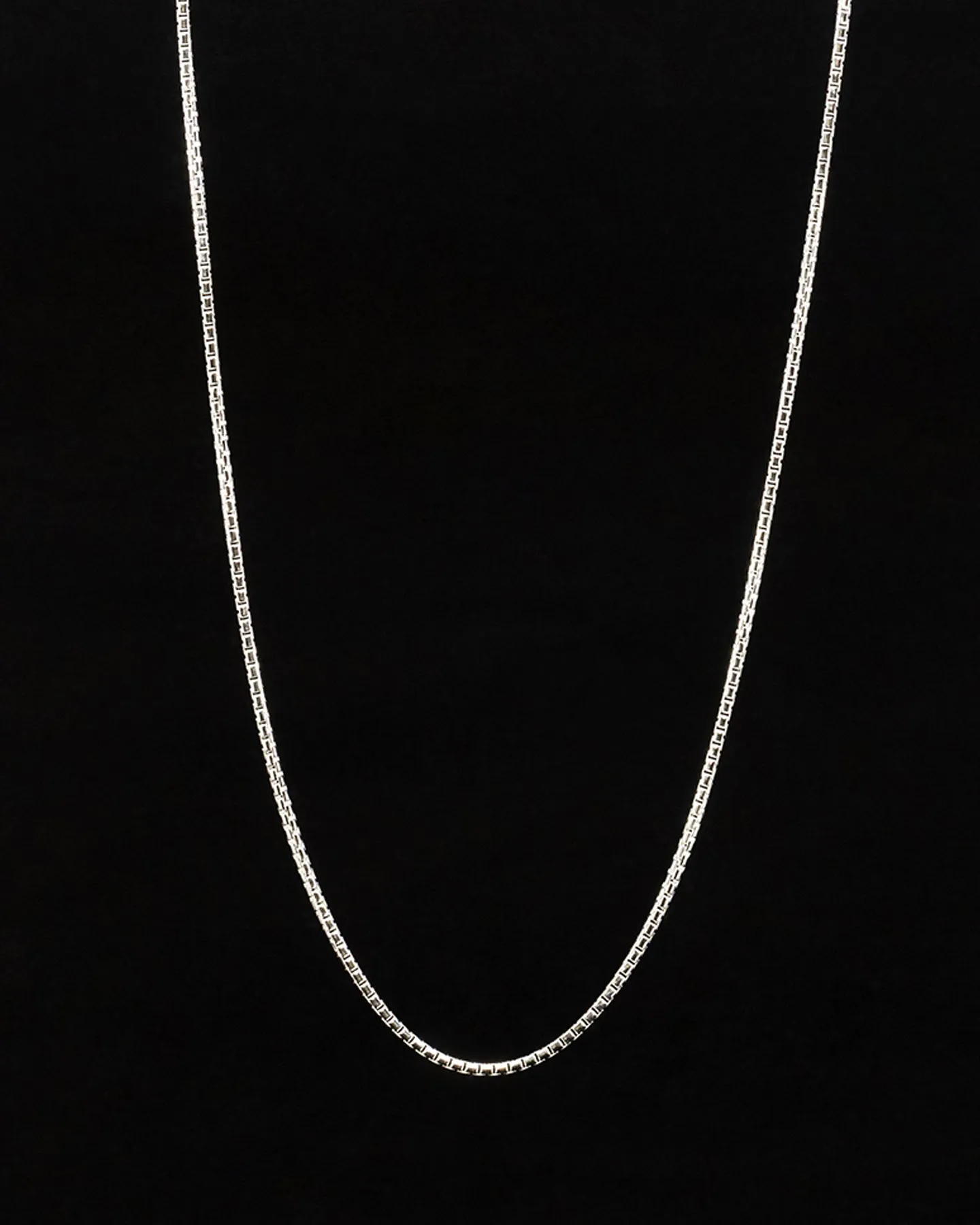 House Of Auric Rounded Box Chain Sterling Silver