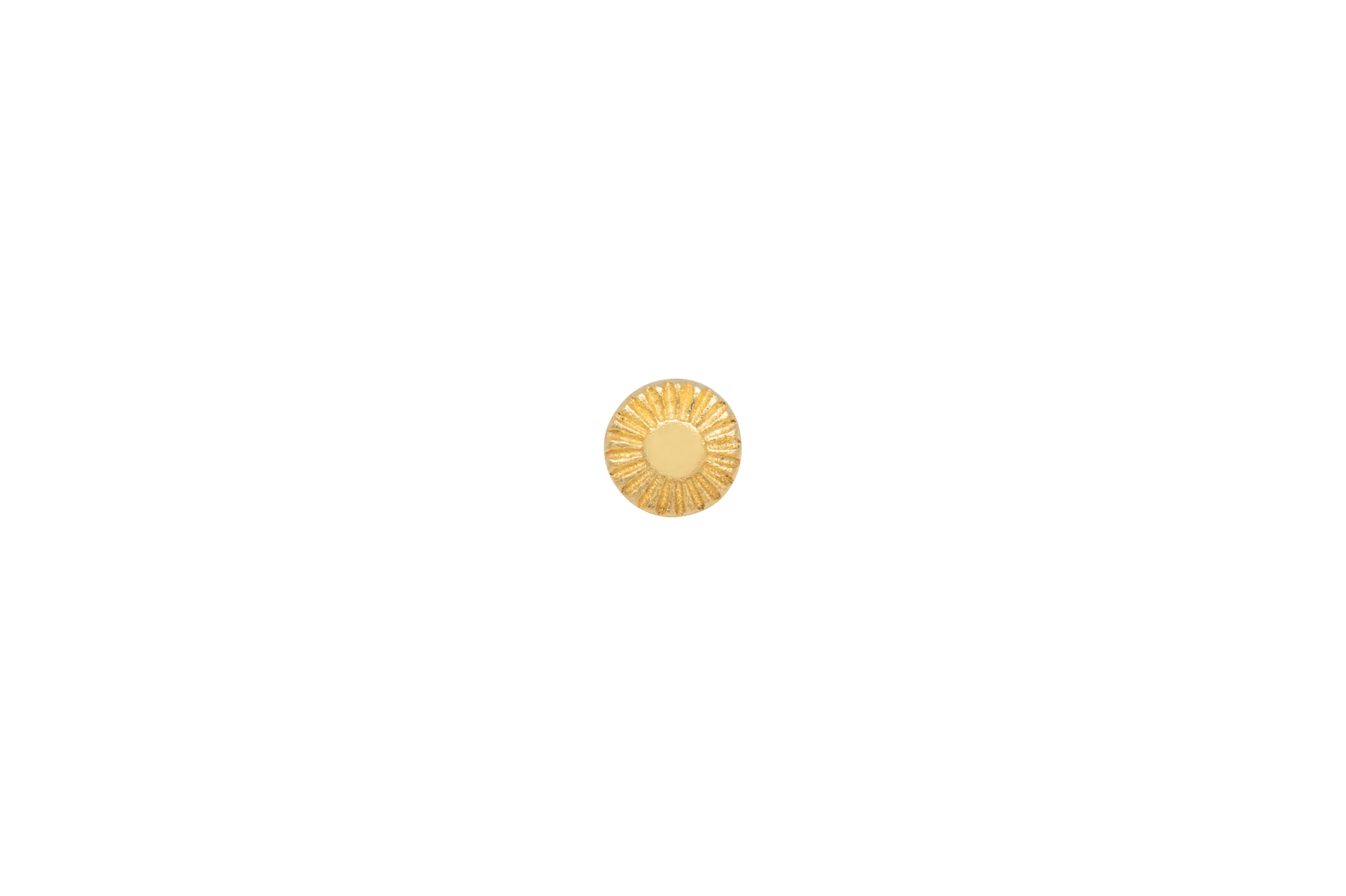 IX Cent Gold Plated Stud