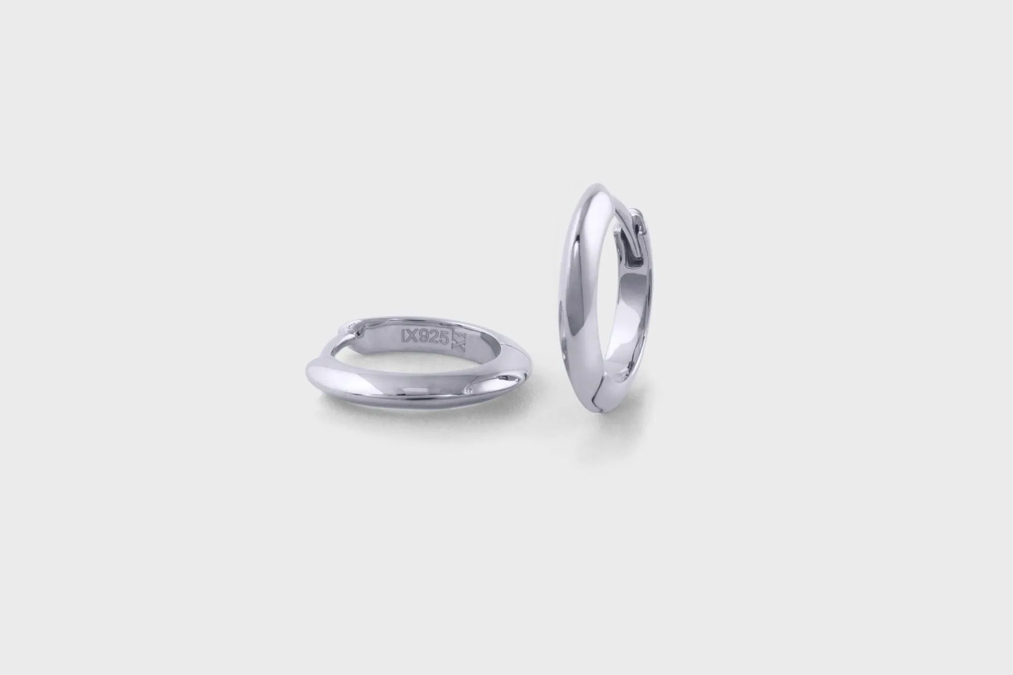 IX Edge Silver Earring