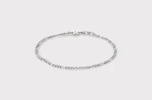 IX Figaro Silver Bracelet
