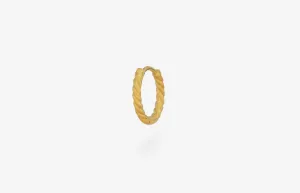 IX Frej 22K Gold Plated Hoop