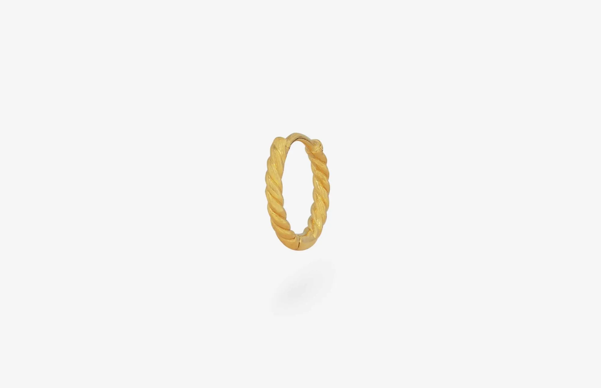 IX Frej 22K Gold Plated Hoop