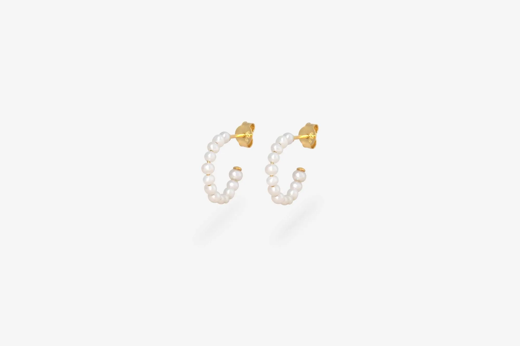 IX Philine 22K Gold Plated Hoop