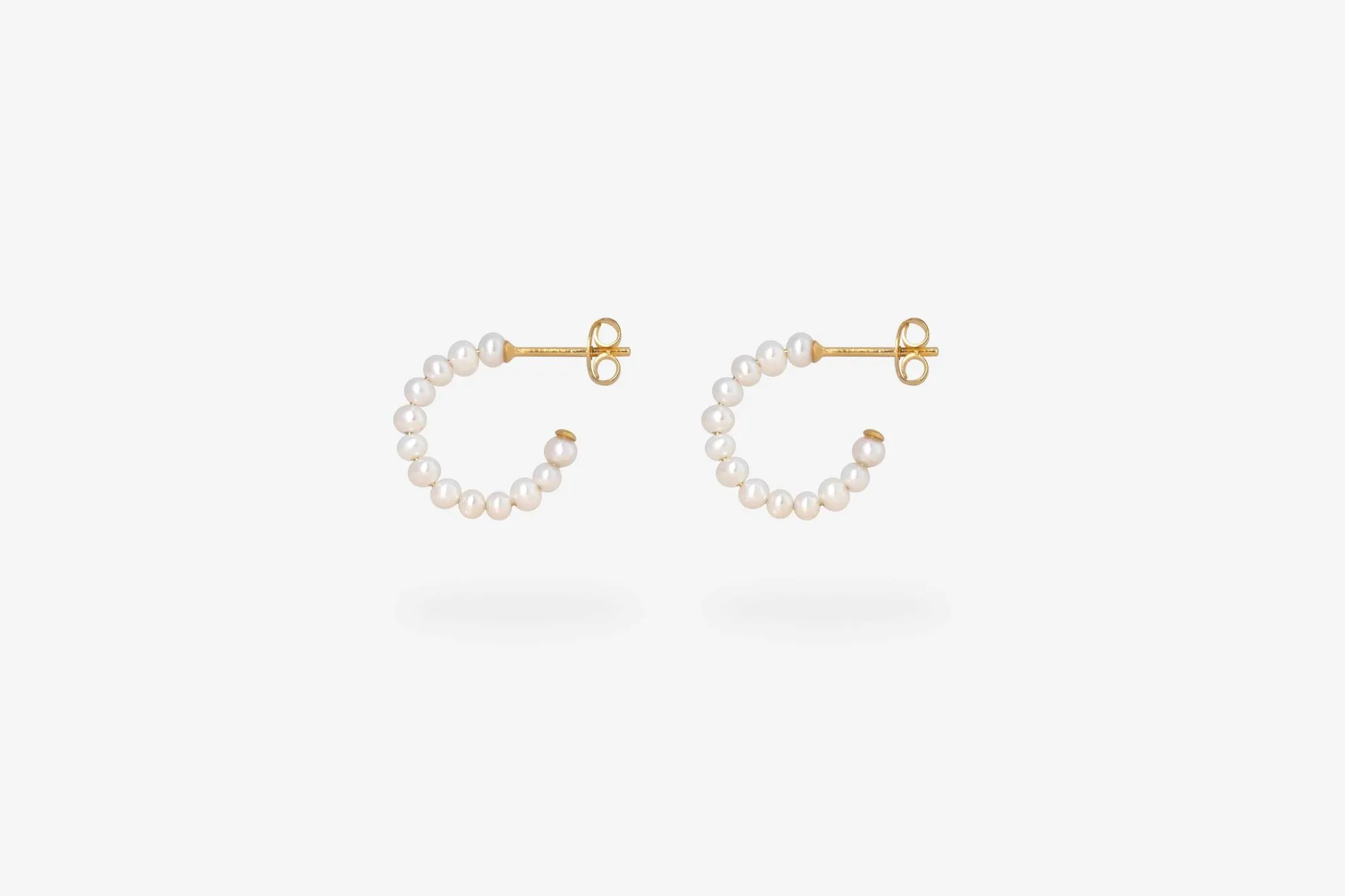 IX Philine 22K Gold Plated Hoop