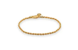 IX Sam 22k Gold Plated Bracelet
