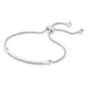 Kendra Scott Ott Adjustable Bracelet in Rhodium