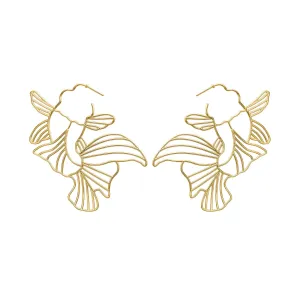 Koi Gold Plated Earrings