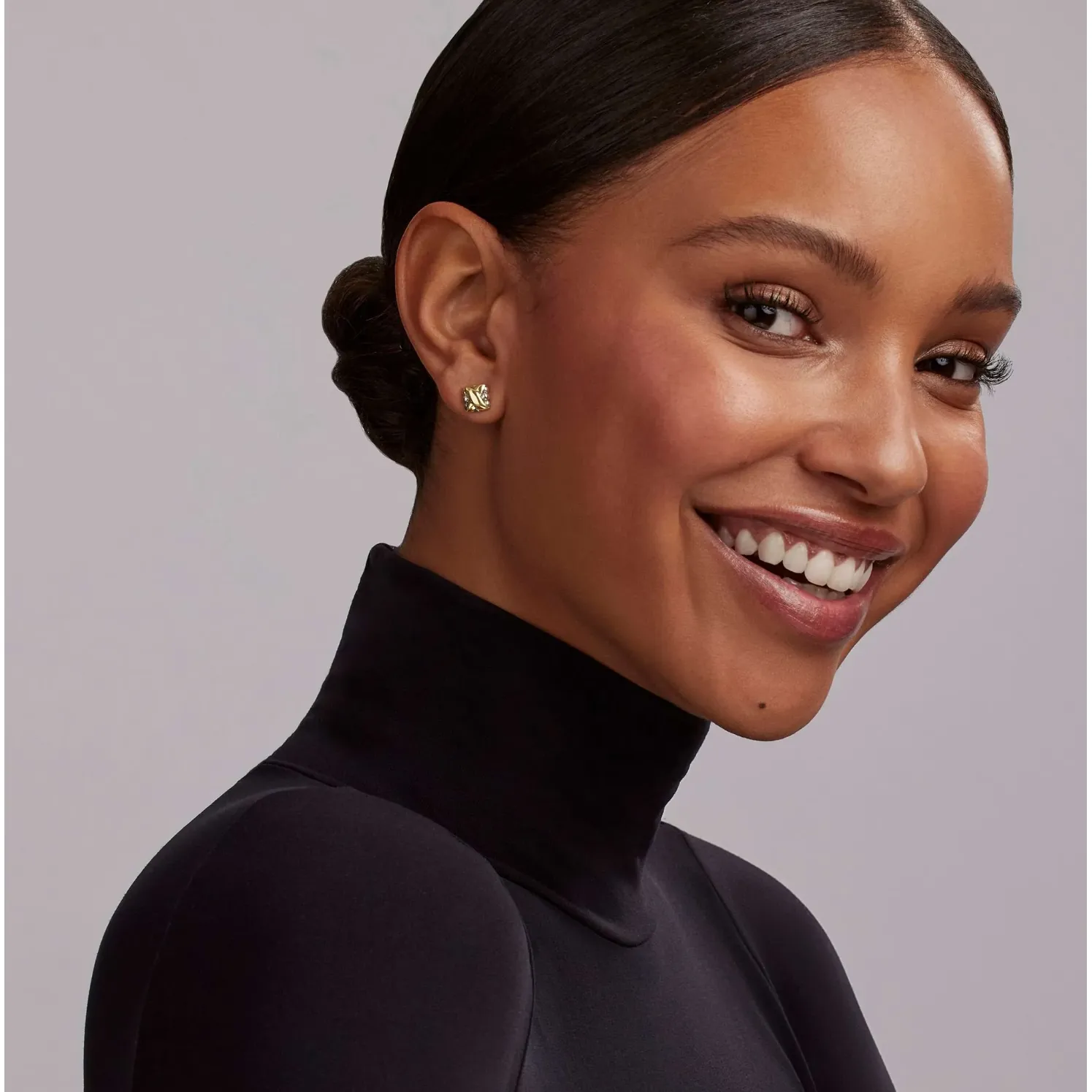 Lagos 18K and Sterling Silver Embrace X Stud Earrings