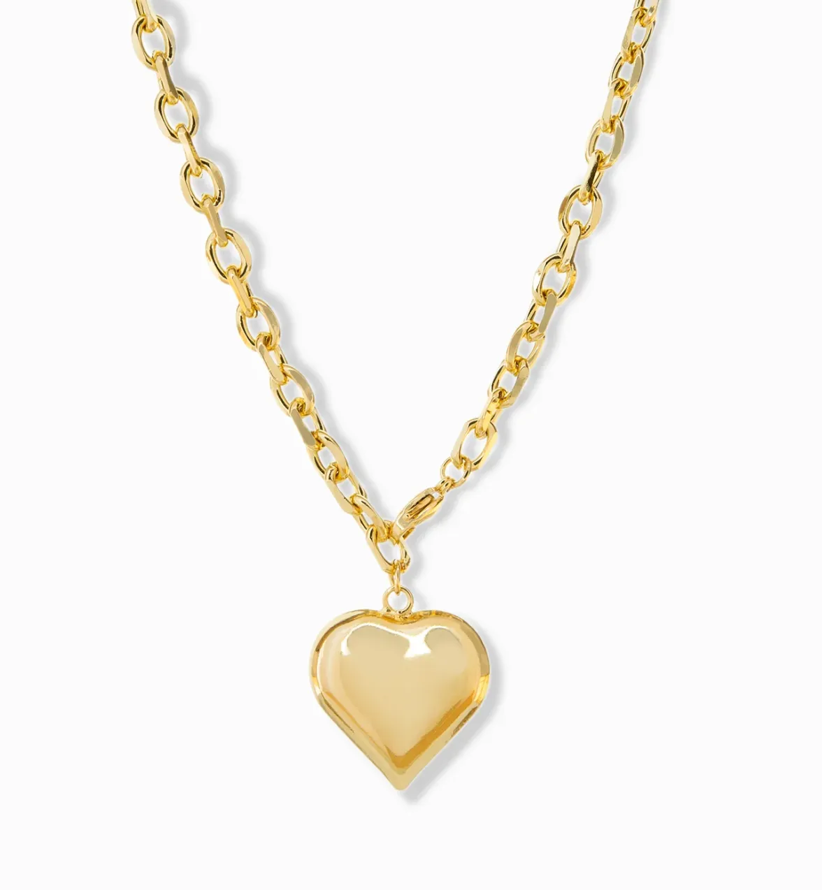 Large Hollow Heart Charm