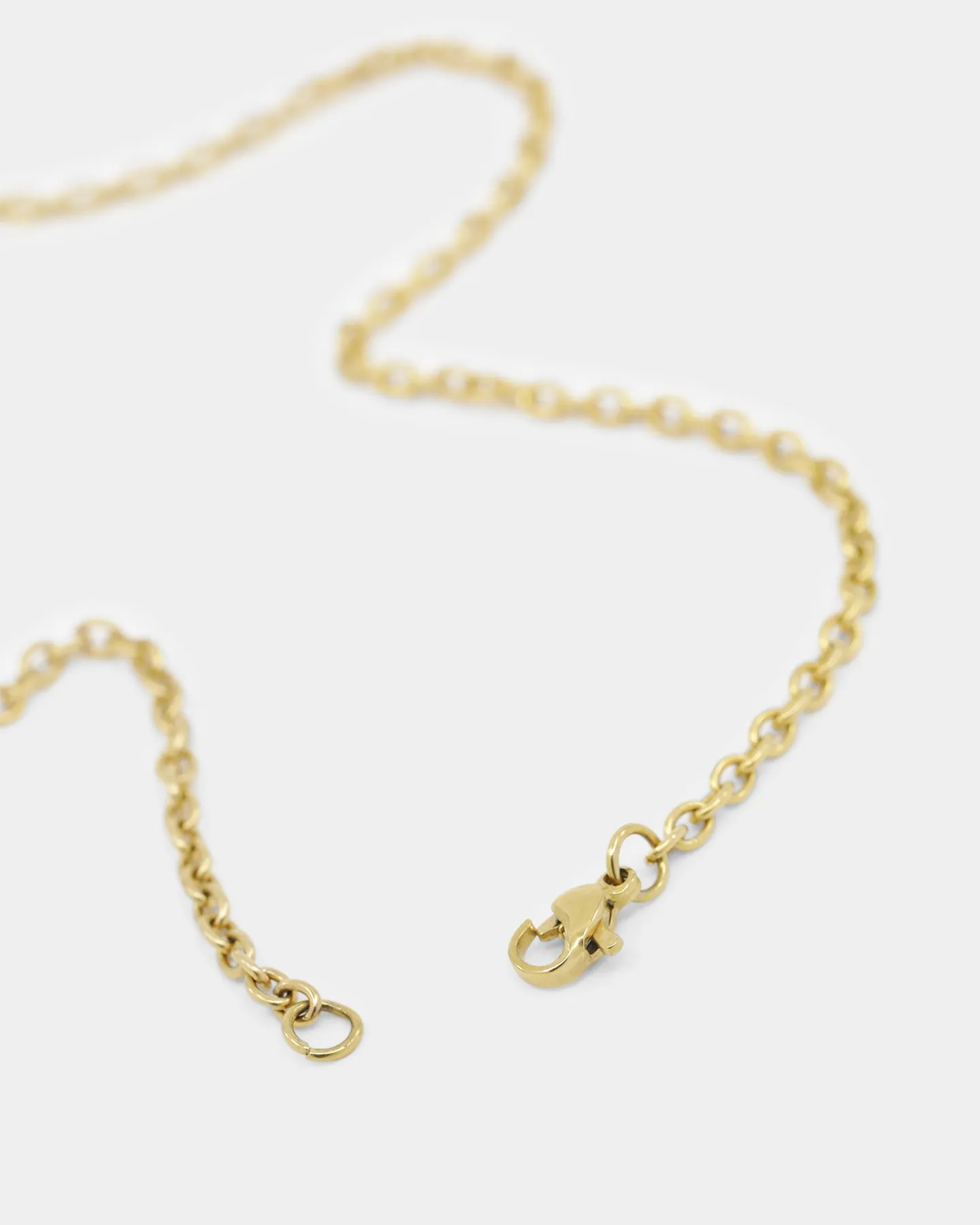 Last Kings Regalia Monogram Necklace Gold/Red