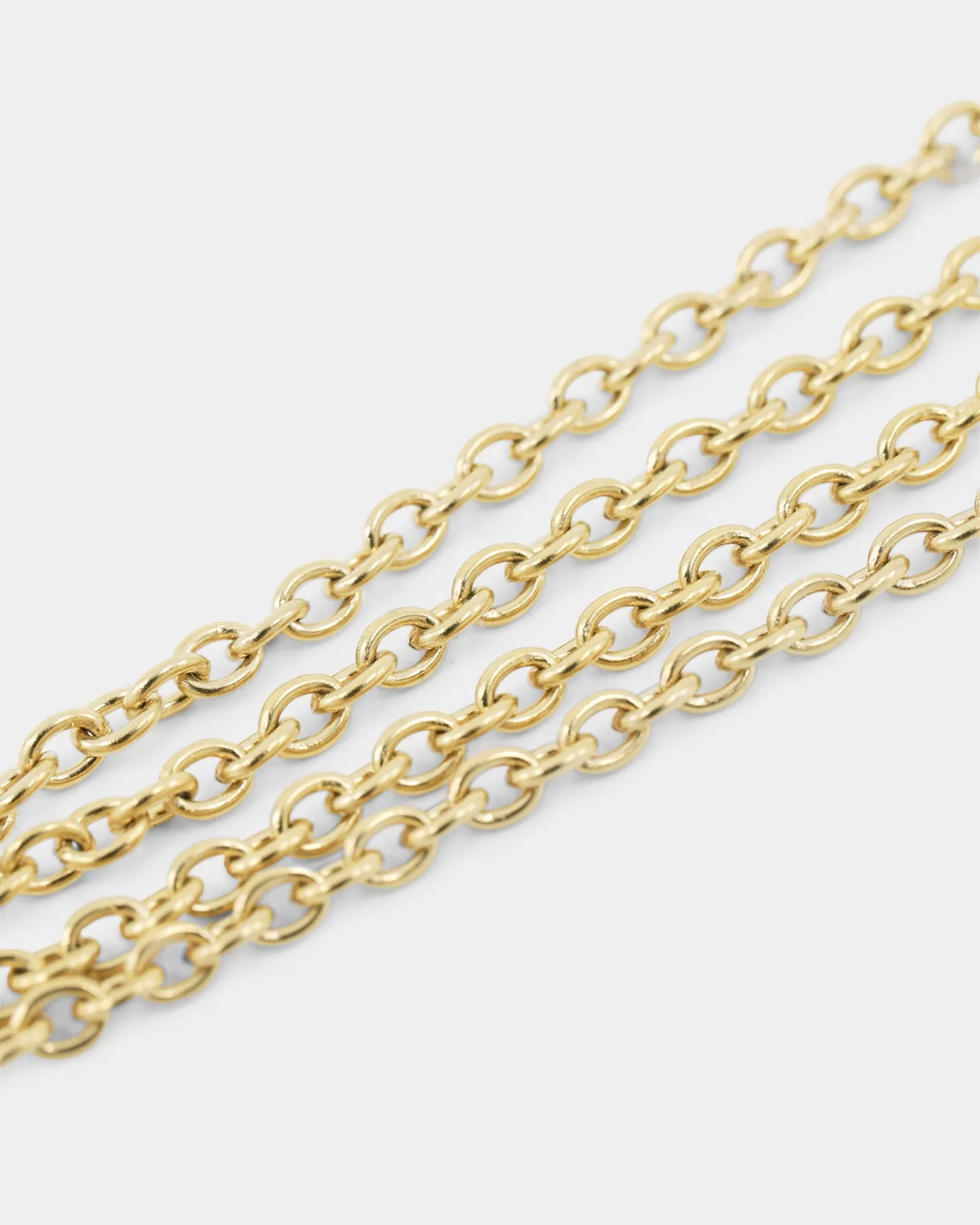 Last Kings Regalia Monogram Necklace Gold/Red