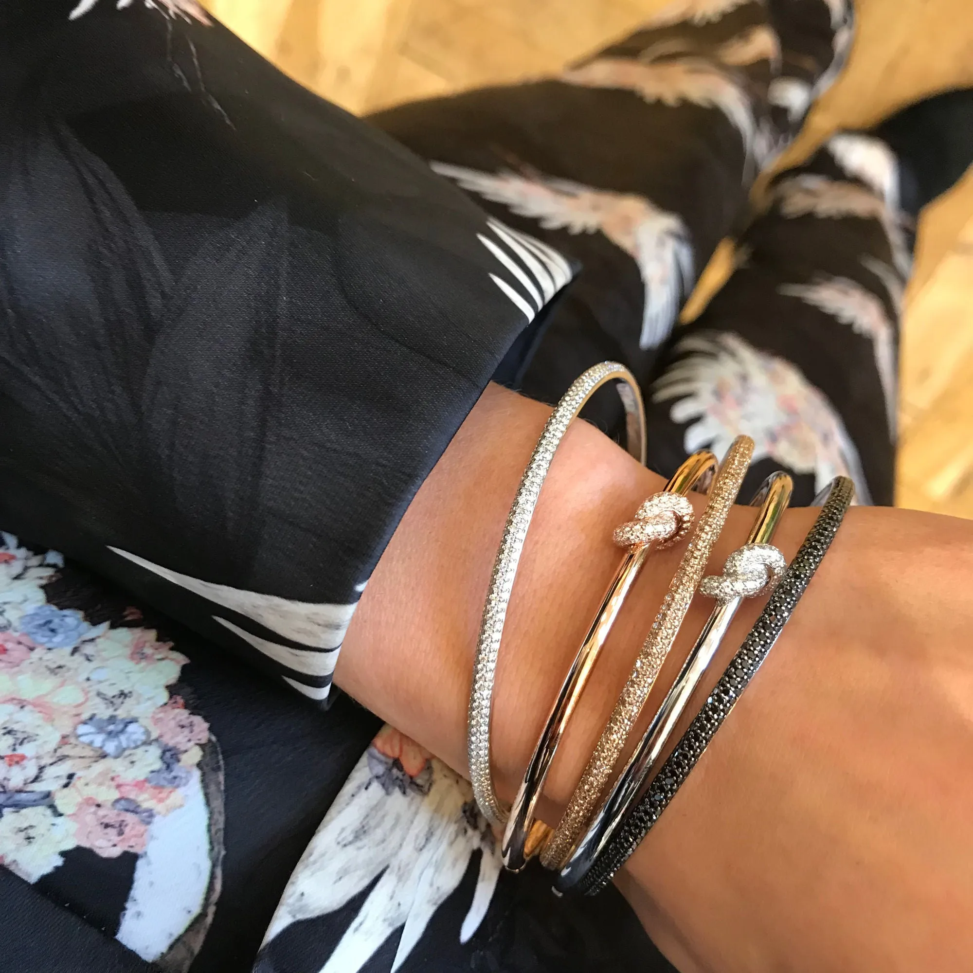 Legacy Knot 18K Gold Bangle