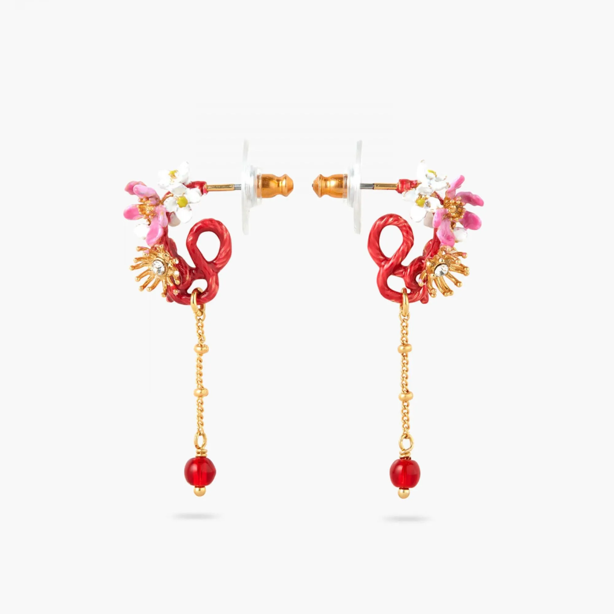 Les Nereides Flower Post Earrings