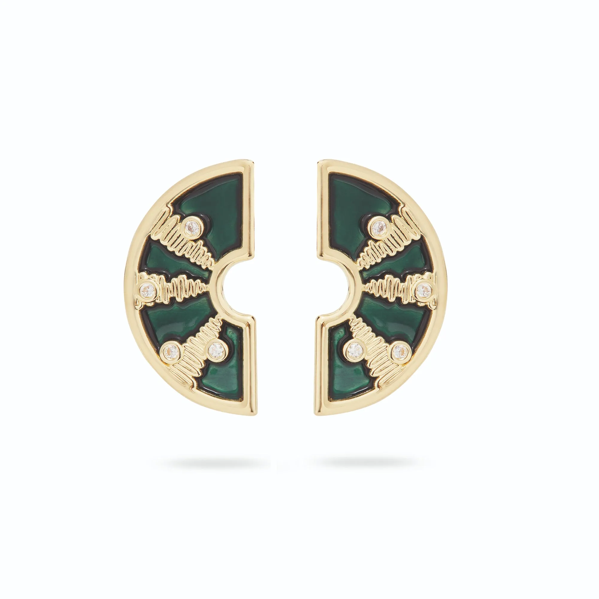 Les Nereides Light Reflecting Post Earrings