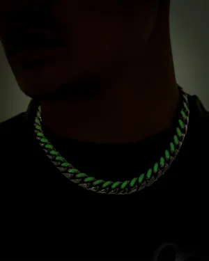 Loiter Silver Glow Chain Silver/Green