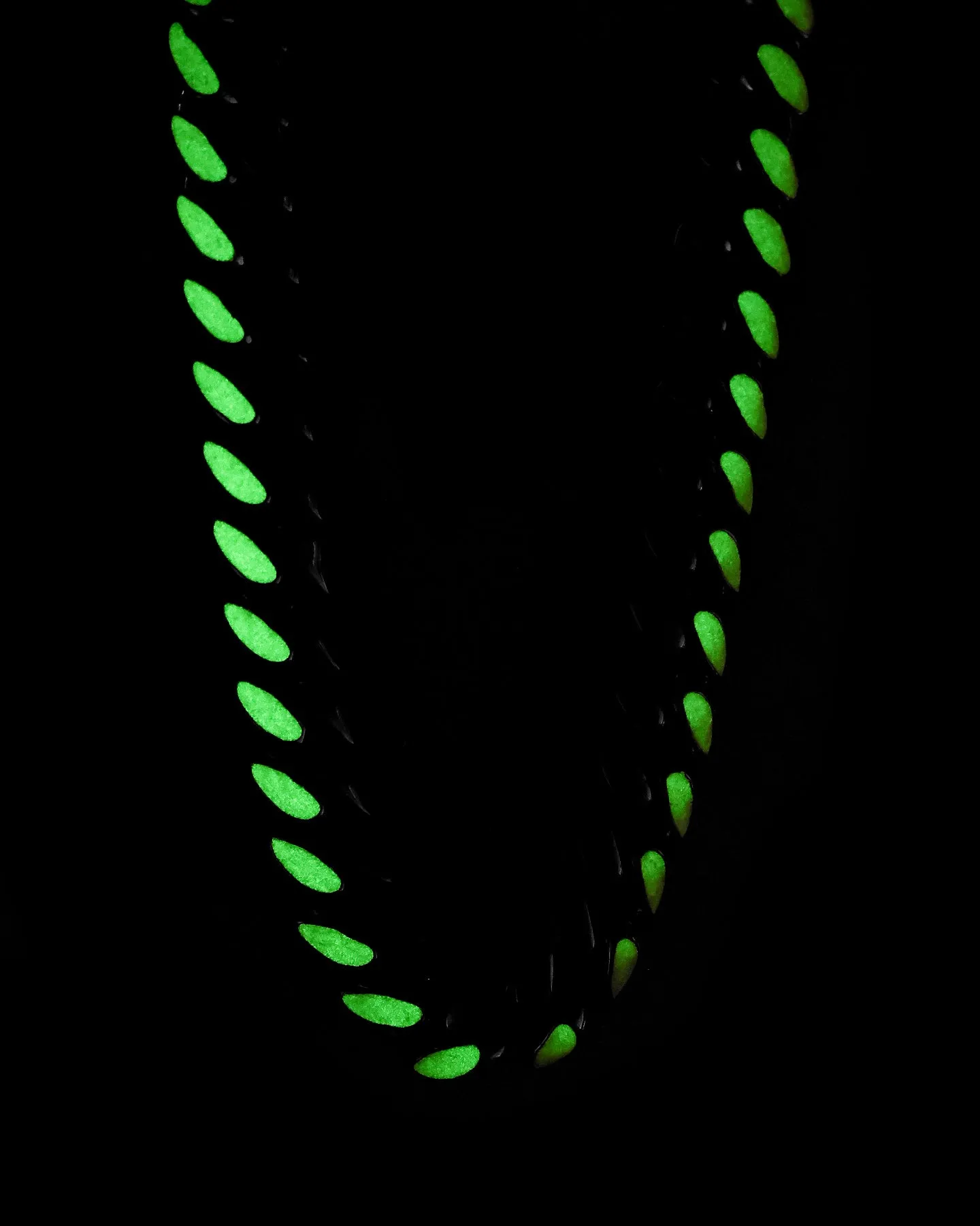 Loiter Silver Glow Chain Silver/Green