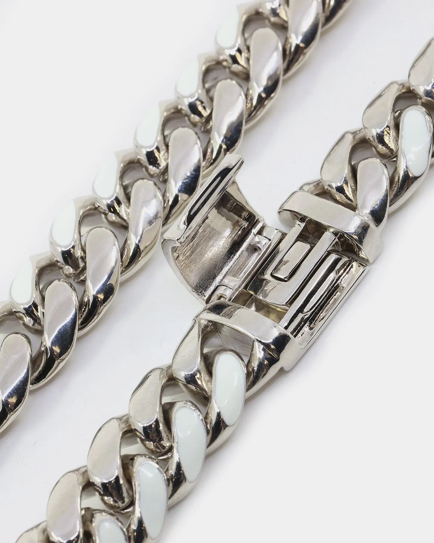 Loiter Silver Glow Chain Silver/Green