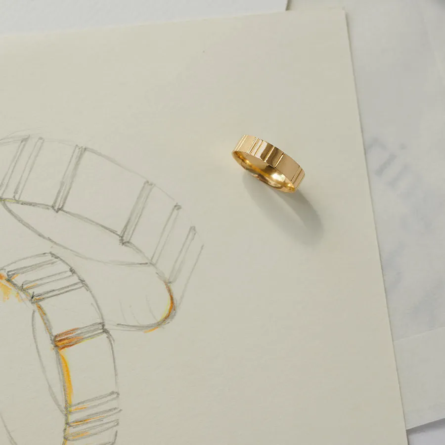 Lovelines Wedding 18K Gold Ring