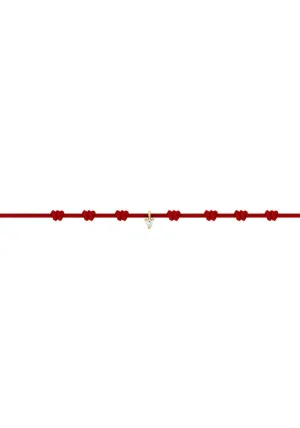 Lucky 18K Gold Bracelet w. Lab-Grown Diamond