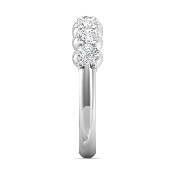Martin Flyer 14K WG 7-Stone Diamond Anniversary Band