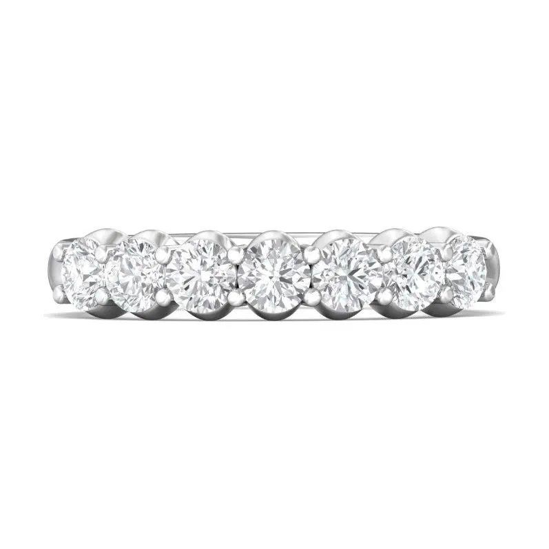 Martin Flyer 14K WG 7-Stone Diamond Anniversary Band