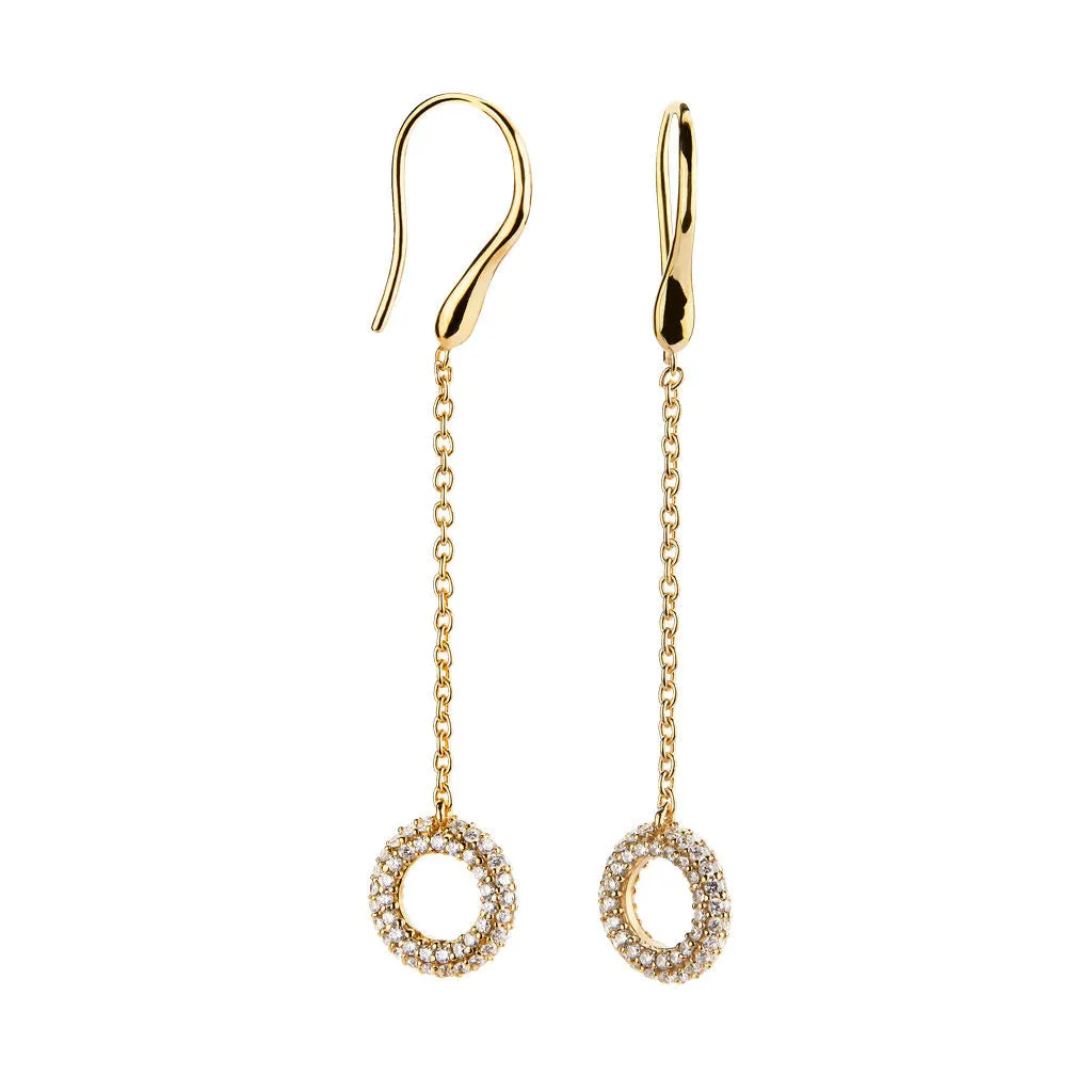 Matiné 18K Gold Ear Hanger w. 172 Diamonds