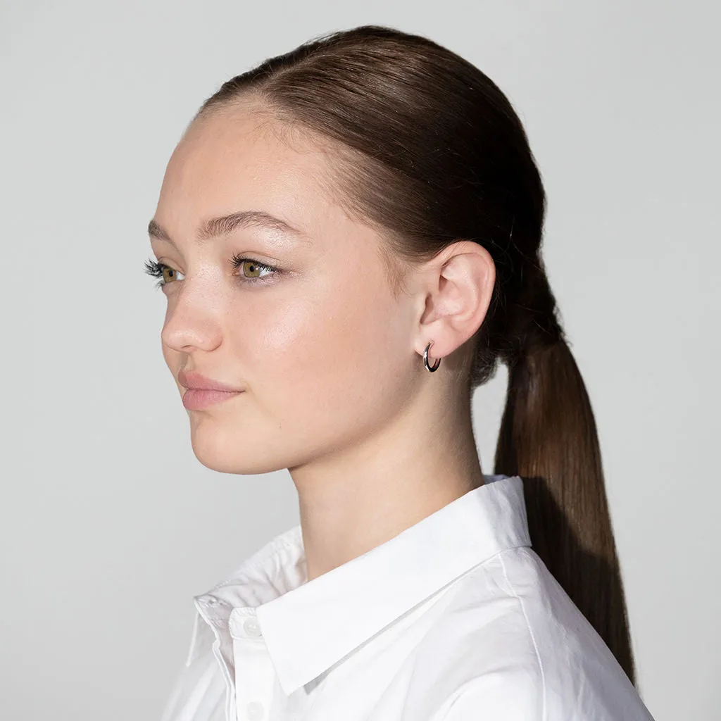 Matiné 18K Whitegold Hoops