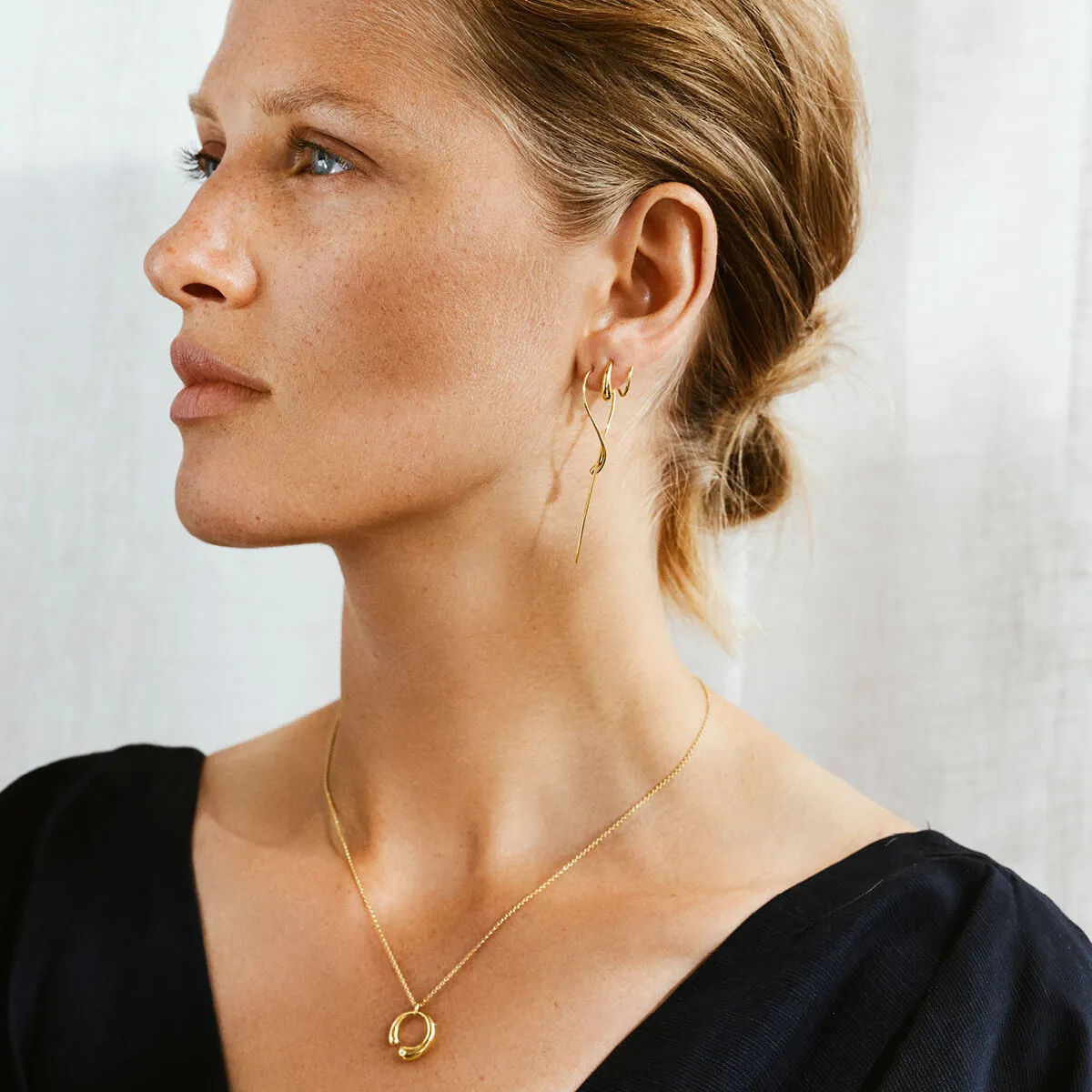 Mercy 55,5 mm. 18K Gold Earrings