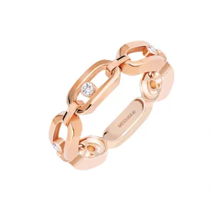 Messika Move Uno Multi 18ct Rose Gold Diamond Ring