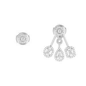 Messika My Twin 18ct White Gold Diamond Trio Earrings