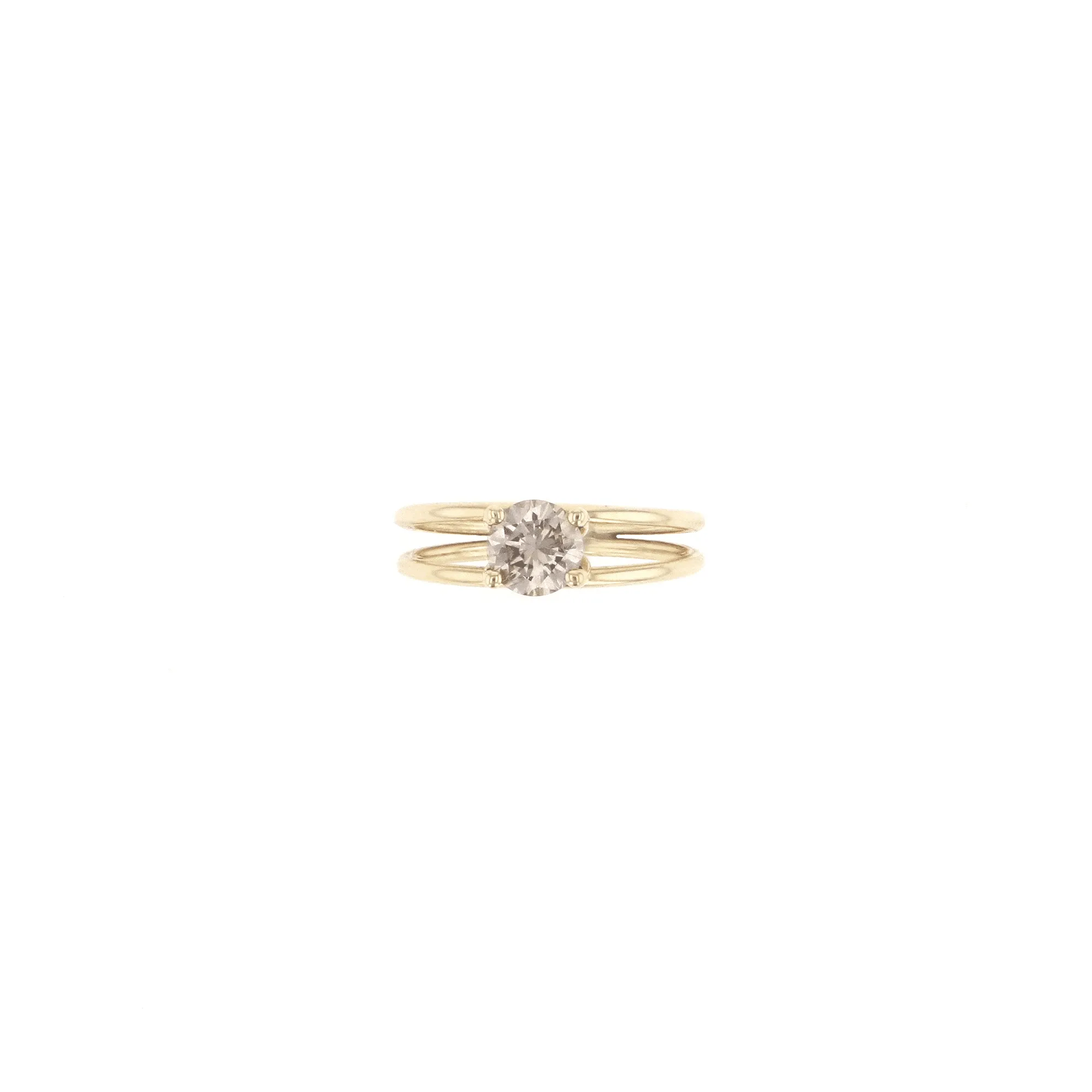 Miss Bell 14K Gold Ring w. Diamond