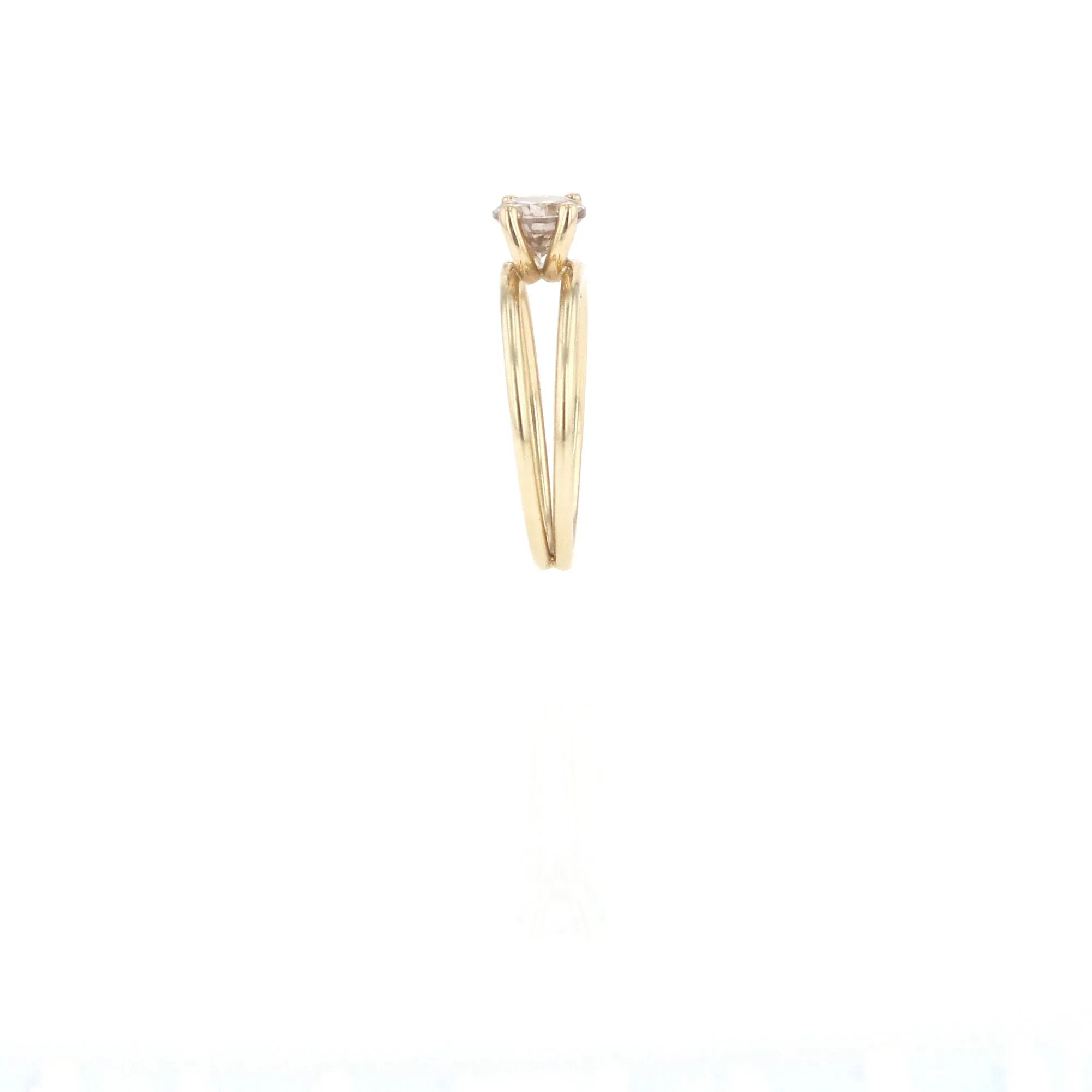 Miss Bell 14K Gold Ring w. Diamond