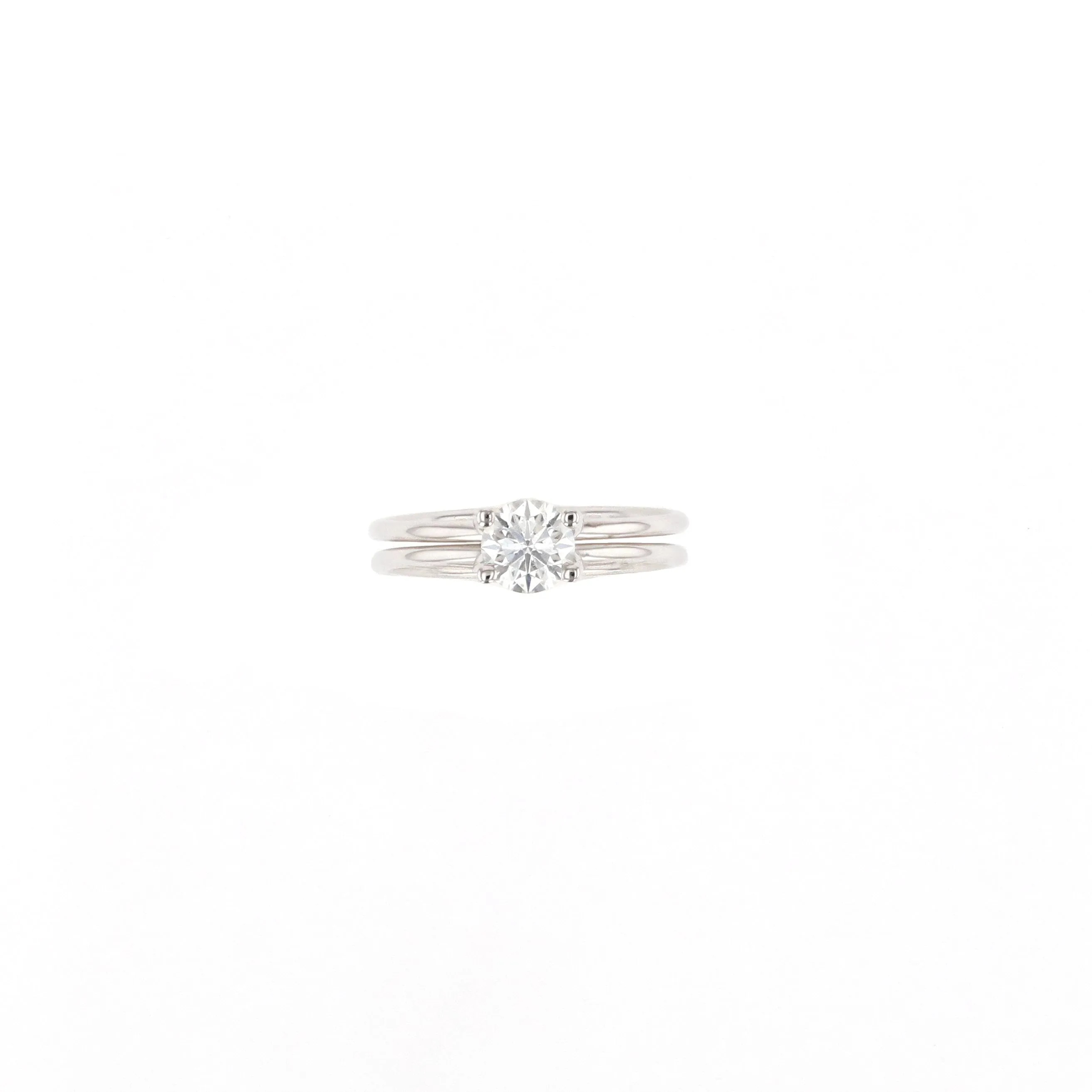 Miss Tea 14K White Gold Ring w. Diamonds